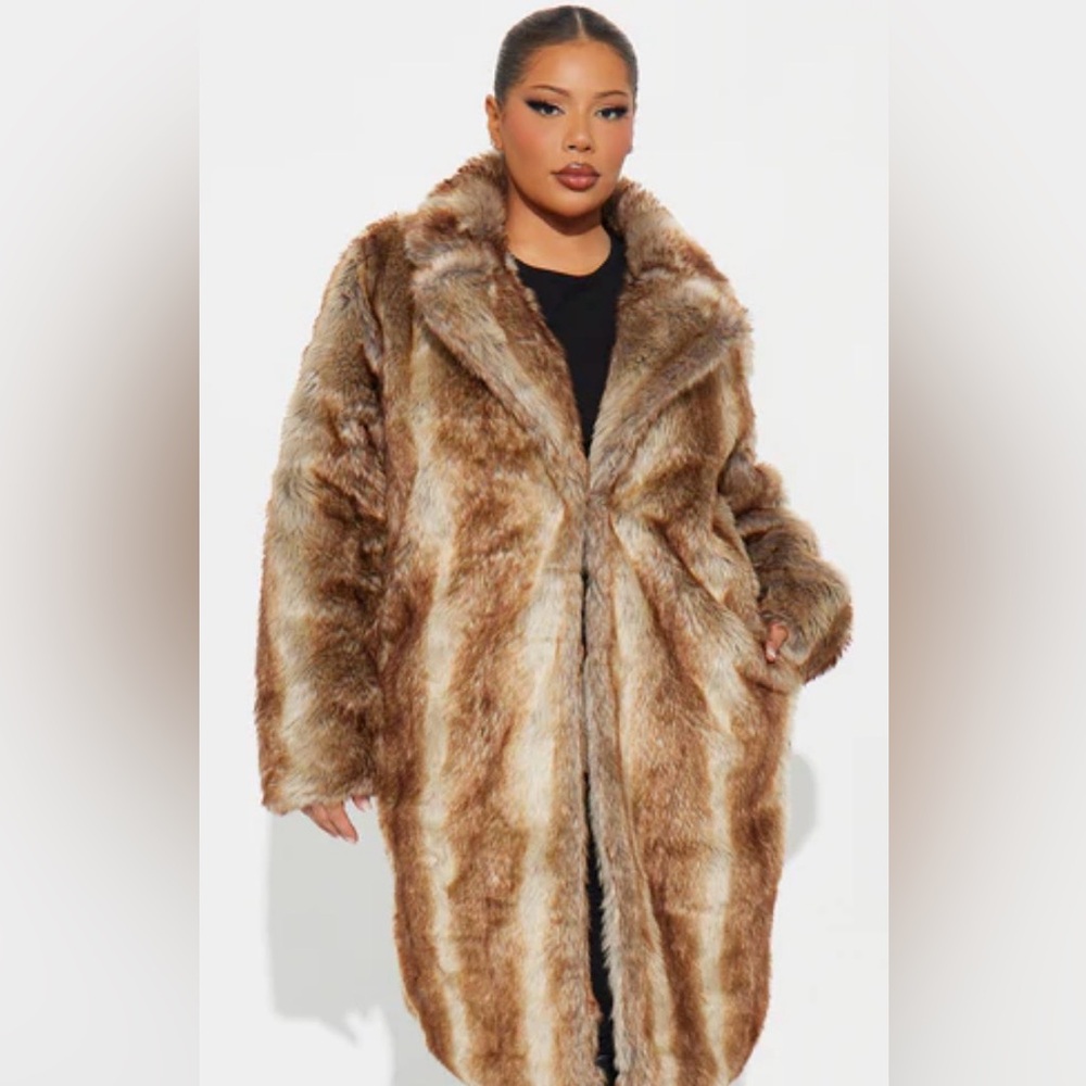 Fashion Nova Faux Fur Coat